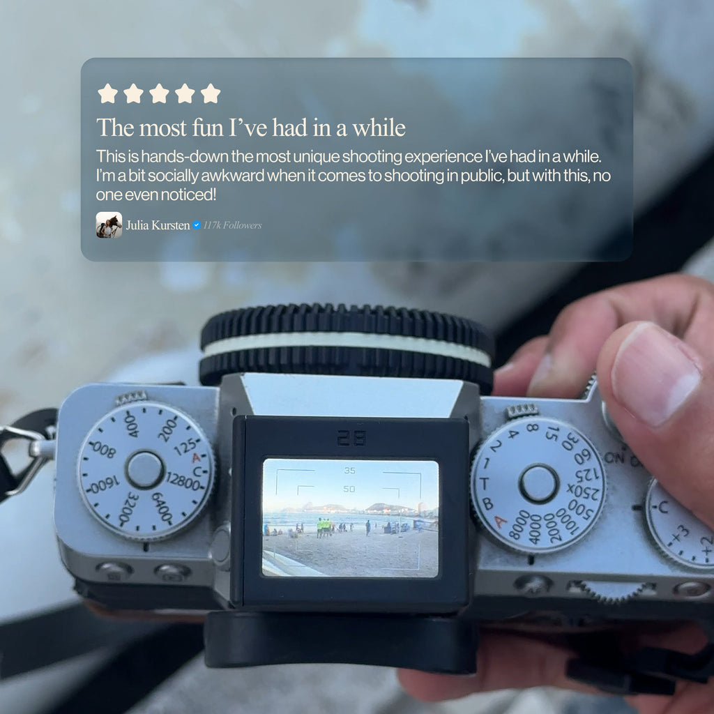 Retropia® Optical Waist Level Viewfinder