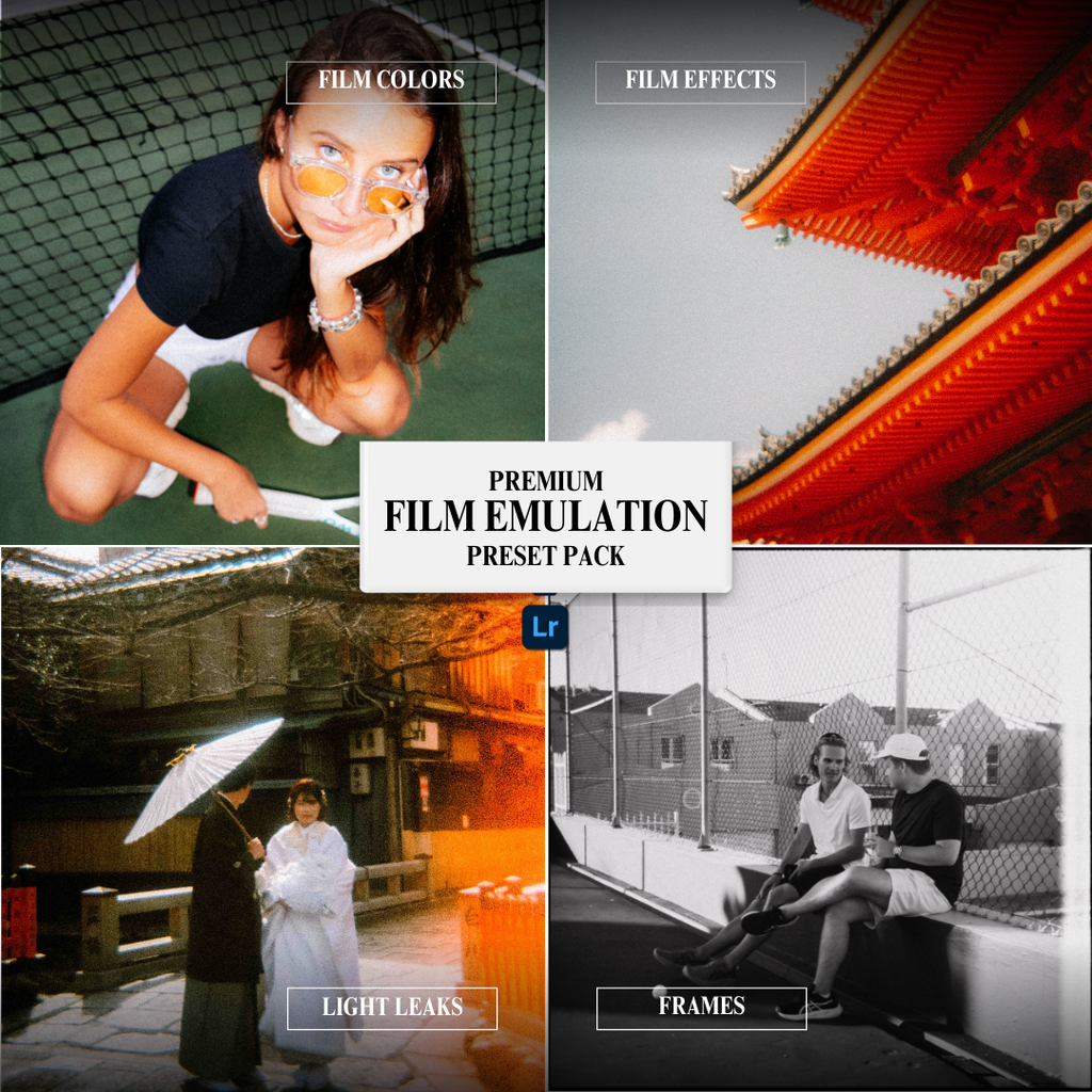 Retropia® Complete Film Emulation Preset Kit (15 Presets + 35 Effects)